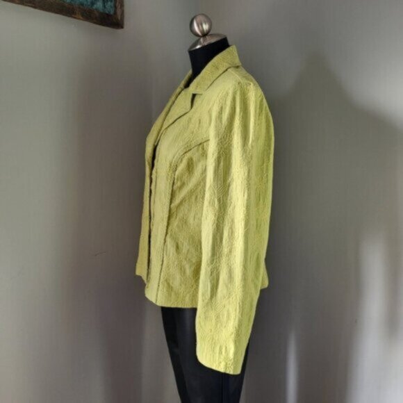 Vintage Laura Petites Cotton Blazer Jacket Sz 8 - Picture 3 of 13